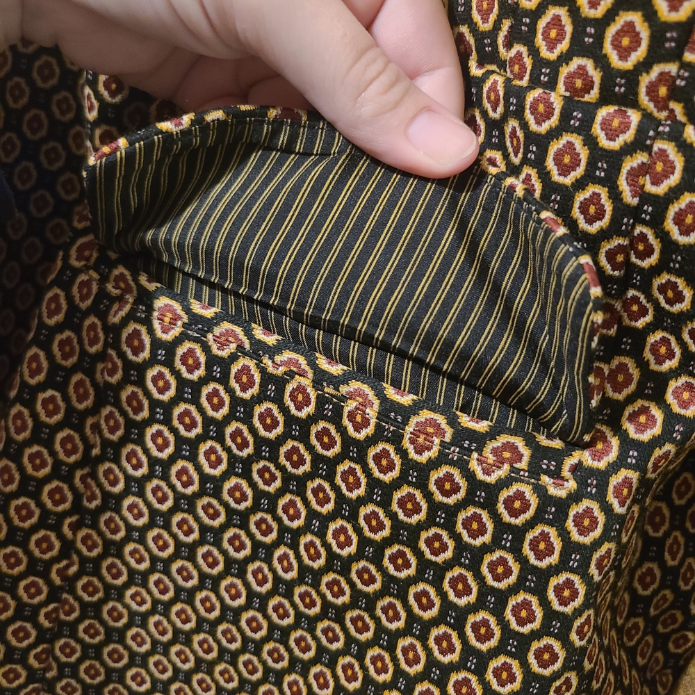 CAbi Black and Gold Patterned Blazer - Picture 3 of 3